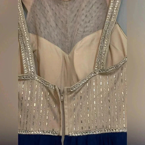 Prome, weeding dress special event women’s size 3 preowned blue dress - Picture 5 of 15